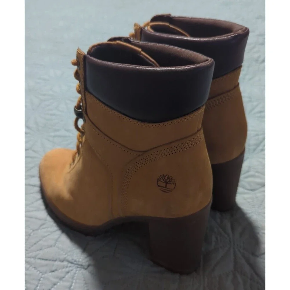 Timberland A1KD3 Women's Sz 5.5 Camdale Field Boot Heels Lace Up Urban Gorpcore